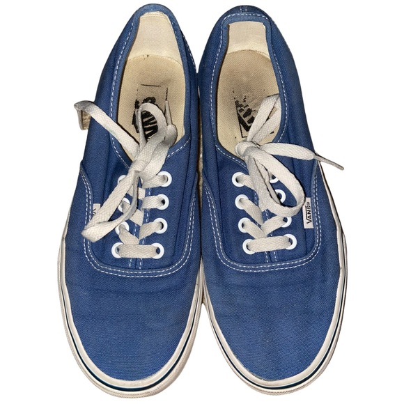 VANS The Authentic Cornflower Blue #44 Deck Shoes Low Top Sneakers Size 5.5 / 7 - Picture 11 of 12